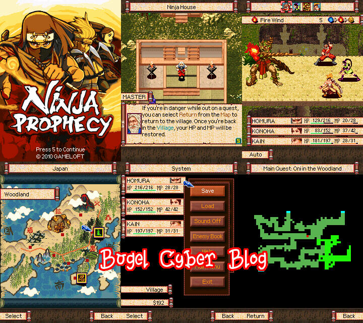 Game Java Jar Ninja Prophecy All Screen  Kumpulan Game 